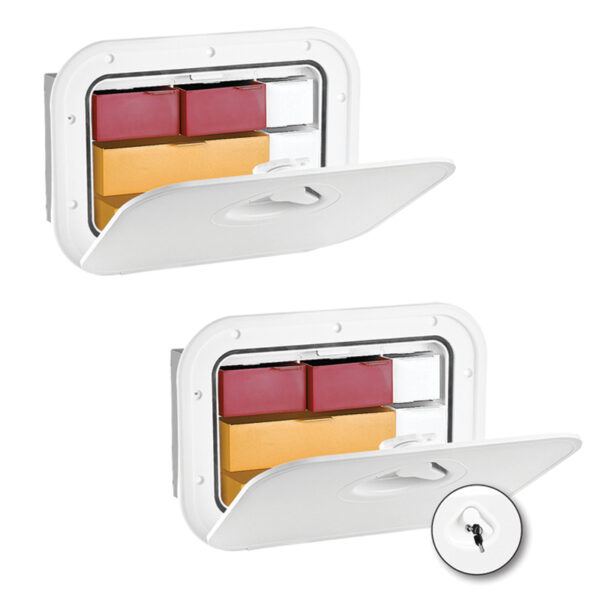 TOP LINE STORAGE HATCHES WITH DRAWERS
