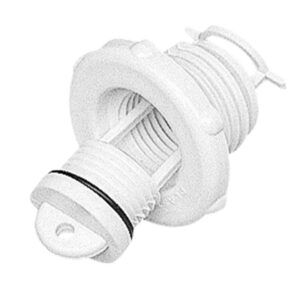 ROUND DRAIN SOCKET WITH CAPTIVE PLUG