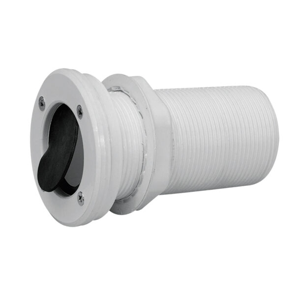 THRU-HULL THREADED WITH NON-RETURN VALVE