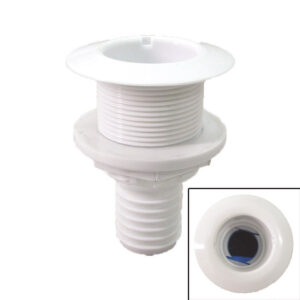 THRU-HULLS WITH FLUSH FLANGE AND HOSE BARB