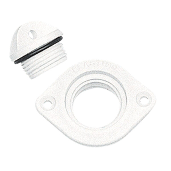 DRAIN SOCKET WITH PLUG 2 HOLES