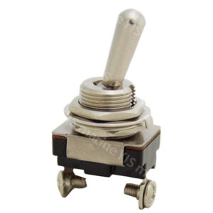 MINI BODY BRASS TOGGLE SWITCH (Screw Terminal T1331)