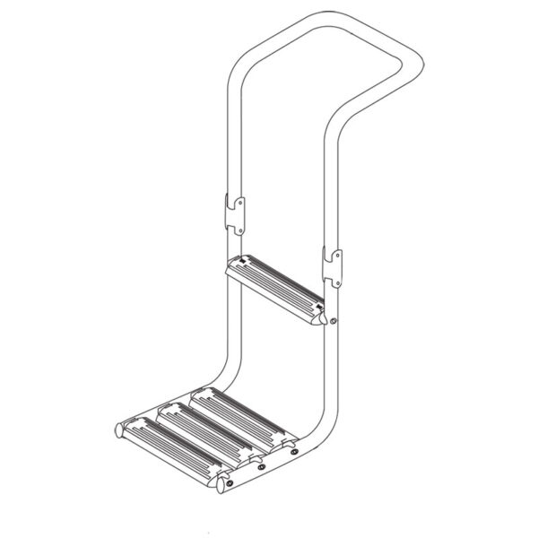 IMMERSED PLATFORM LADDER