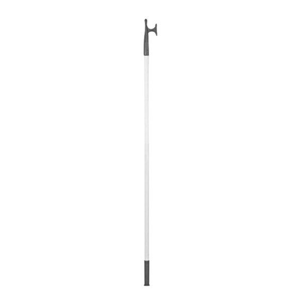 Floating Hook 2 Ends, White Aluminum